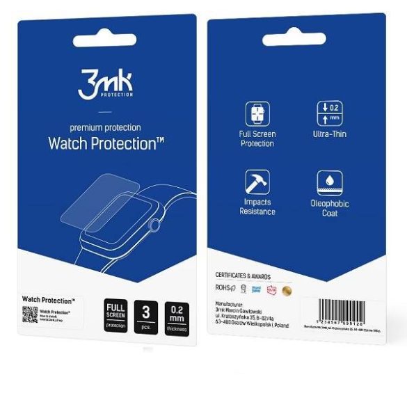 3MK FlexibleGlass Watch Garmin Fenix 6x Pro hibrid üveg képernyővédő fólia
