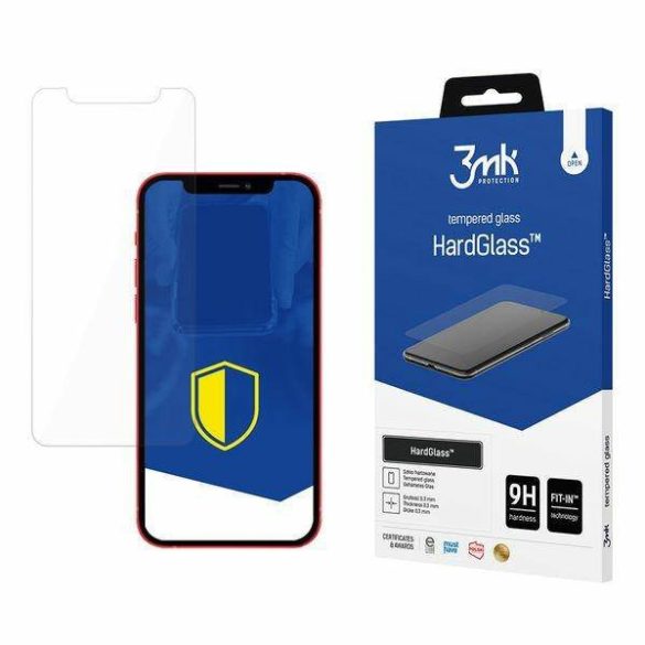 3MK HardGlass iPhone 12/12 Pro 6,1" képernyővédő fólia