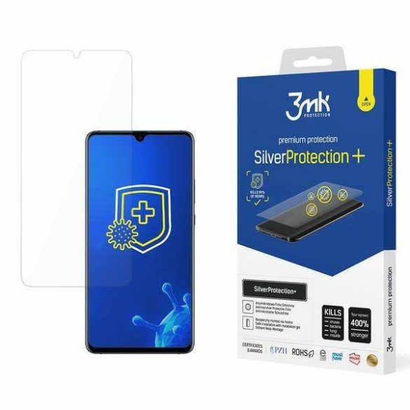 3MK Silver Protect+ Huawei Mate 20 nedves felvitelű antimikrobiális képernyővédő fólia