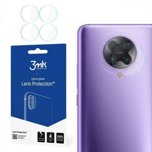 3MK Lens Protect Xiaomi Poco F2 Pro, 4db kamera védőfólia