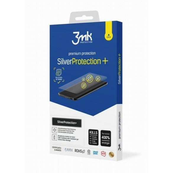 3MK Silver Protect+ iPhone 12/12 Pro 6,1" nedves felvitelű antimikrobiális képernyővédő fólia