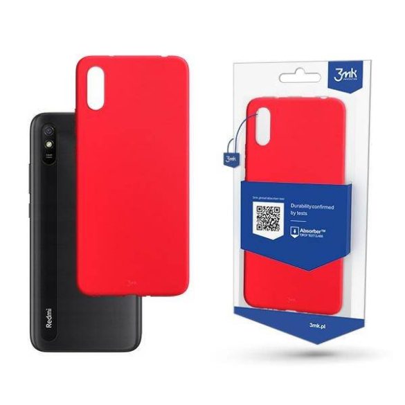 3MK Matt Case Xiaomi Redmi 9A/9AT piros tok