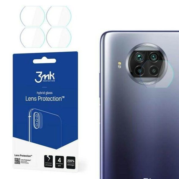 3MK Lens Protect Xiaomi Mi 10T Lite 5G, 4db kamera védőfólia