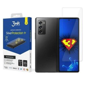 3MK Ezüst Protect+ Samsung Galaxy Z Fold 2 5G nedves felvitelű antimikrobiális képernyővédő fólia