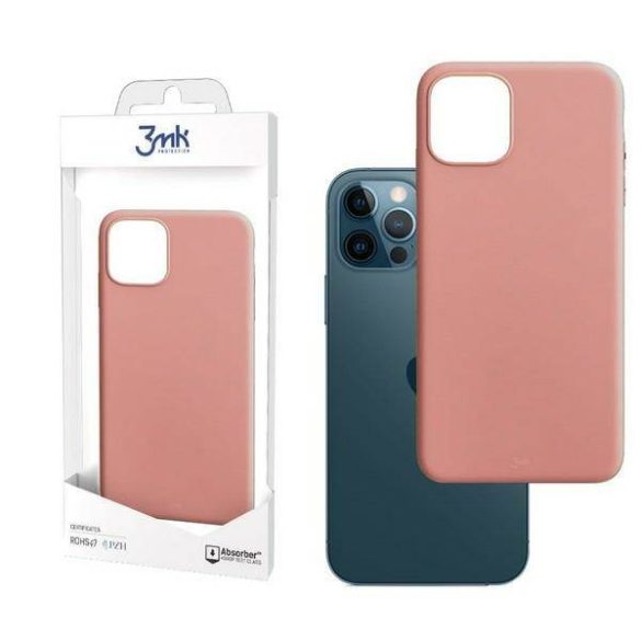 3MK Matt Case iPhone 12/12 Pro 6,1" rózsaszín tok