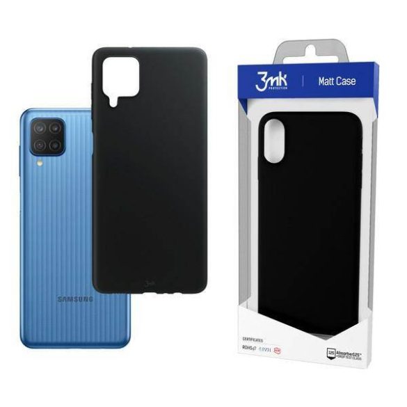 3MK Matt Case Samsung M127 M12 fekete tok