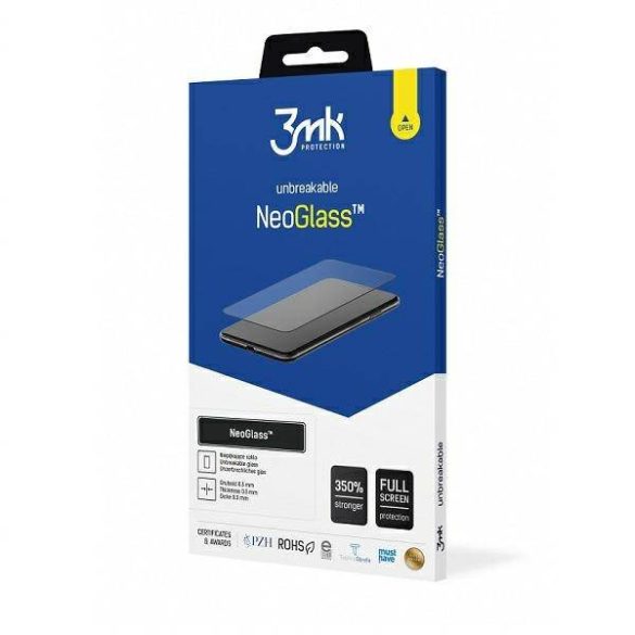 3MK NeoGlass Samsung G991 S21 fekete kijelzővédő fólia