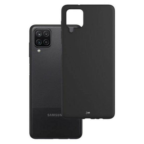 3MK Matt Case Samsung A125 A12 fekete tok