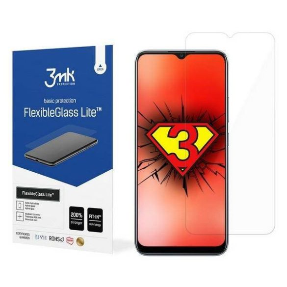 3MK FlexibleGlass Lite Realme C21 hibrid üveg Lite képernyővédő fólia