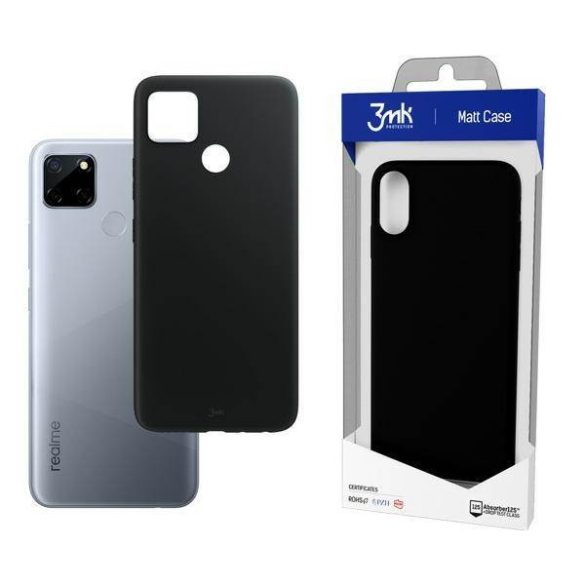 3MK Matt Case Realme C12 fekete tok