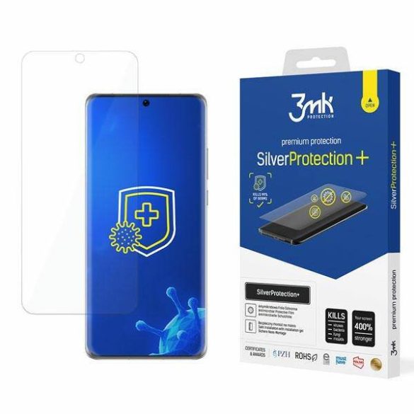3MK Silver Protect+ Huawei P50 Pro 5G nedves felvitelű antimikrobiális képernyővédő fólia