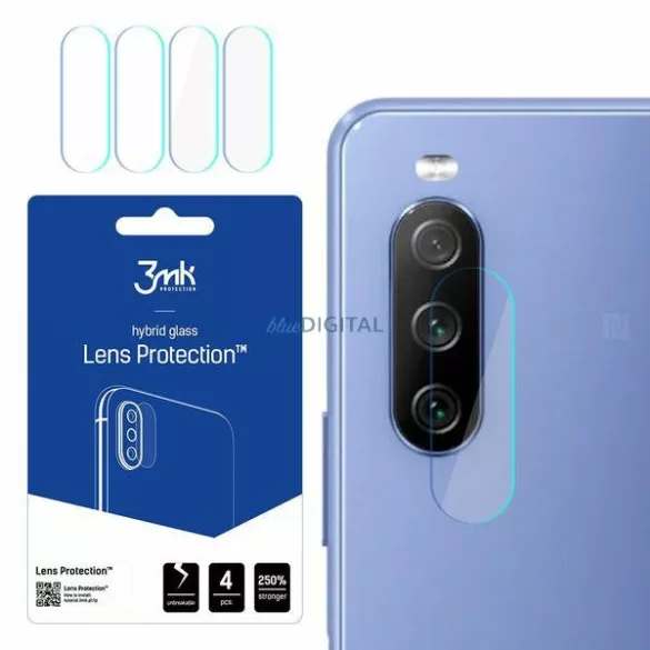 3MK Lens Protect Sony Xperia 10 III 5G, 4db kamera védőfólia
