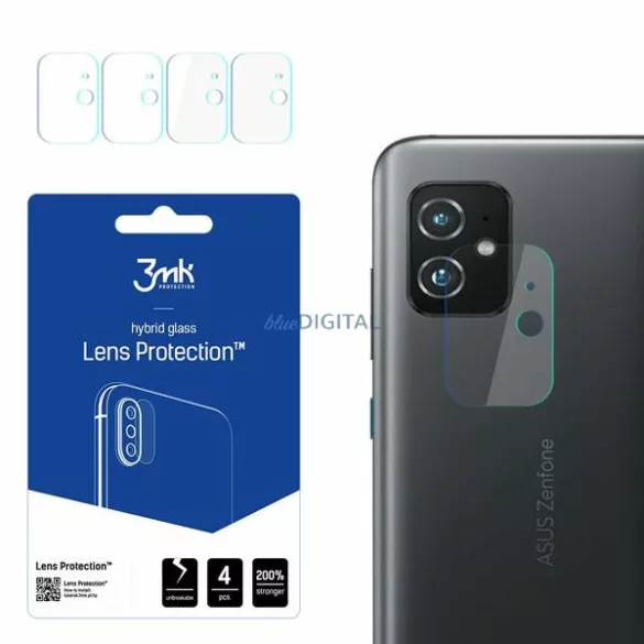 3MK Lens Protect Asus Zenfone 8, 4db kamera védőfólia