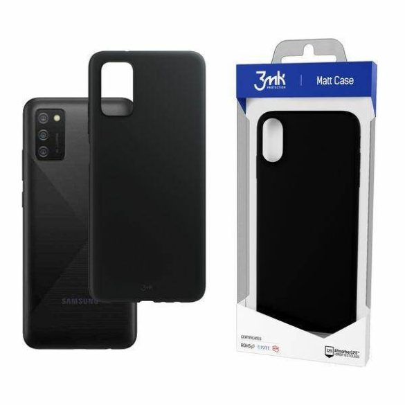 3MK Matt Case Samsung A03s 4G fekete tok