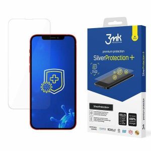 3MK Silver Protect+ iPhone 13 Pro Max nedves felvitelű antimikrobiális képernyővédő fólia