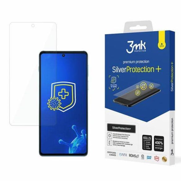 3MK Silver Protect+ Motorola Edge 20 Pro nedves felvitelű antimikrobiális képernyővédő fólia