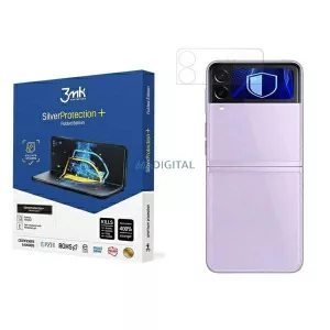 3MK Silver Protect+ Samsung Galaxy Z Flip3 5G nedves felvitelű antimikrobiális képernyővédő fólia (előlapra)