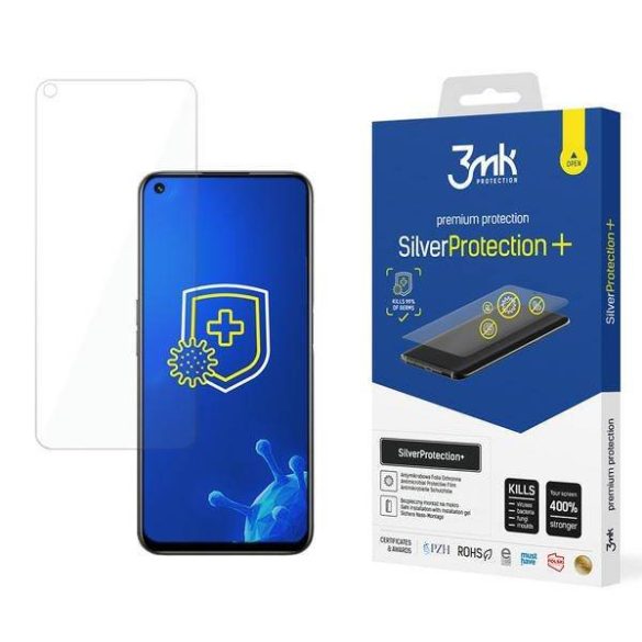 3MK Silver Protect+ Realme 8i nedves felvitelű antimikrobiális képernyővédő fólia