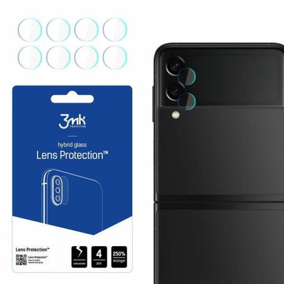 3MK Lens Protect Samsung Z Flip 3 5G, 4db kamera védőfólia