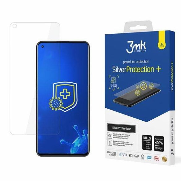 3MK Silver Protect+ Realme GT Neo 2 5G nedves felvitelű antimikrobiális képernyővédő fólia