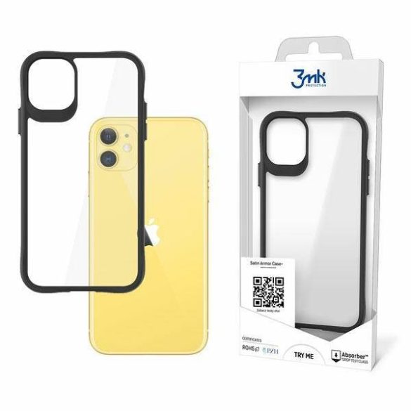 3MK SatinArmor+ Case iPhone 11 ütésálló tok