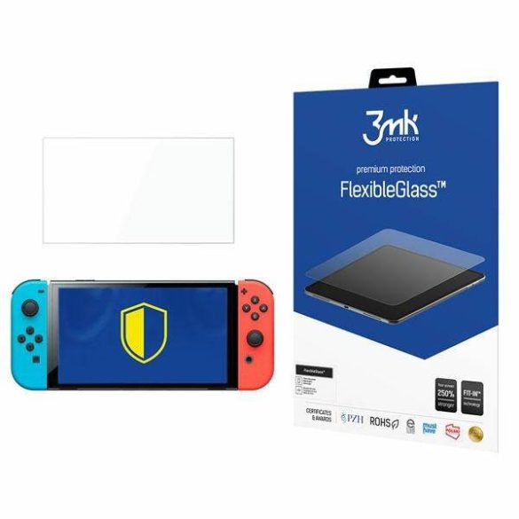 3MK FlexibleGlass Nintendo Switch Oled hibrid üveg képernyővédő fólia