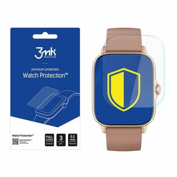 3MK Folia ARC Xiaomi Amazfit GTS 3 Watch teljes képernyős kijelzővédő fólia