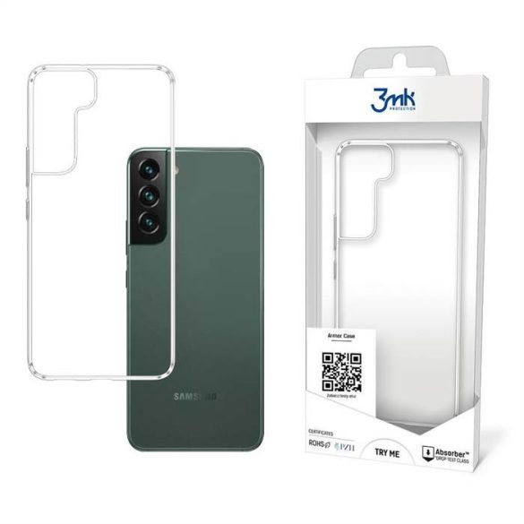 3MK All-Safe AC Samsung S22 Plus S906 Armor átlátszó tok