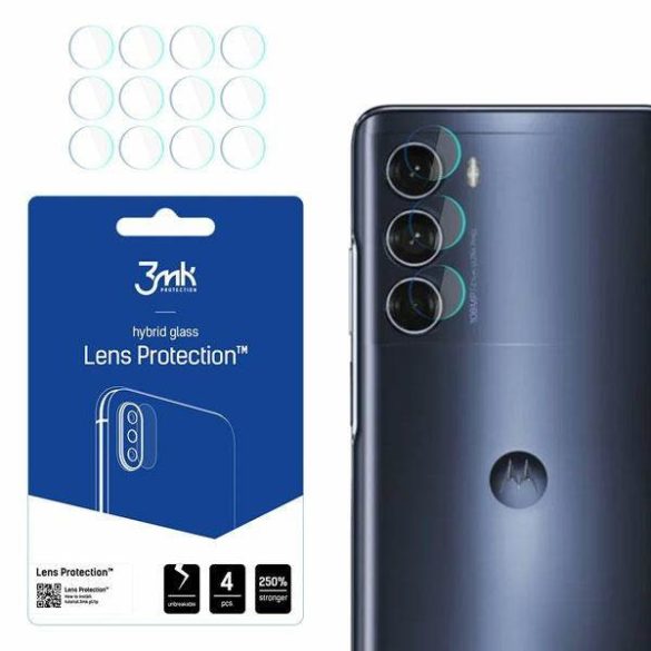 3MK Lens Protect Motorola Moto G200 5G, 4db kamera védőfólia