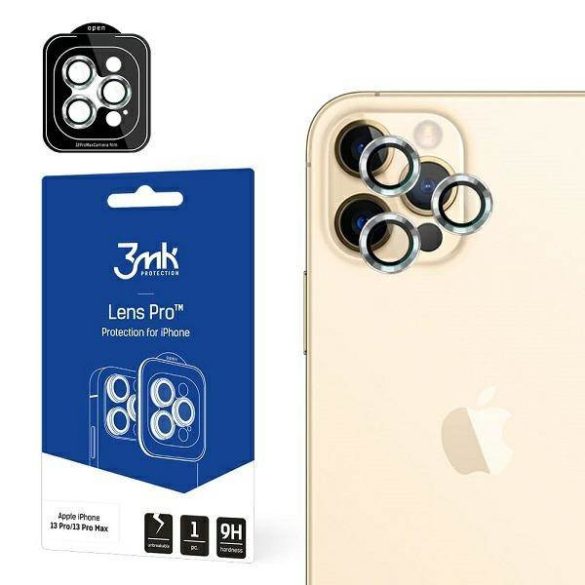 3MK Lens Protection Pro iPhone 12 Pro Max kamera védőfólia rögzítőkerettel