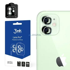 3MK Lens Protection Pro iPhone 11 /12/12 Mini kamera védőfólia rögzítőkerettel