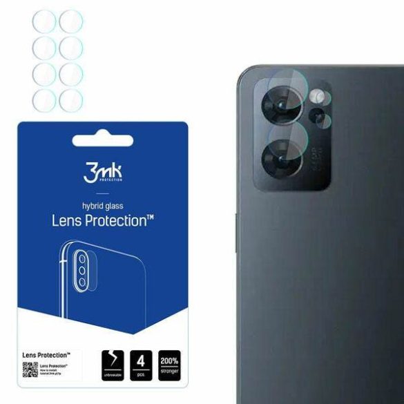 3MK Lens Protect Oppo Reno 7 5G, 4db kamera védőfólia