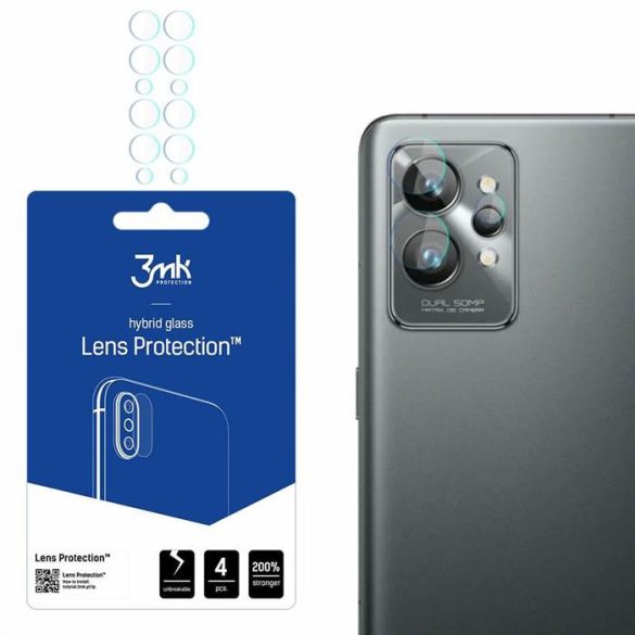 3MK Lens Protect Realme GT 2 Pro, 4db kamera védőfólia