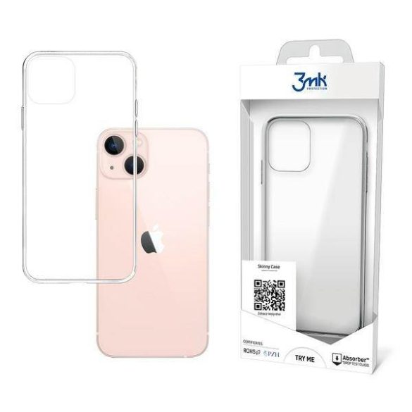 3MK All-Safe vékony tok iPhone 13 / 14 /15 6.1" átlátszó