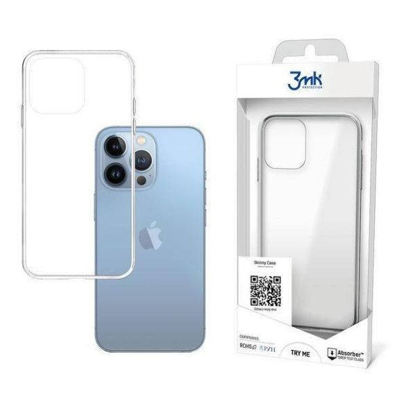 3MK All-Safe Skinny Case iPhone 13 Pro átlátszó tok
