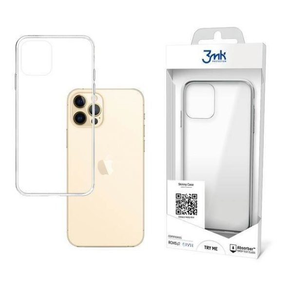 3MK All-Safe Skinny Case iPhone 12/12Pro átlátszó tok