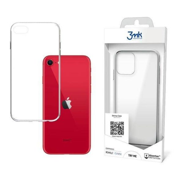 3MK All-Safe Skinny Case iPhone 7/8/SE 2020/2022 átlátszó tok