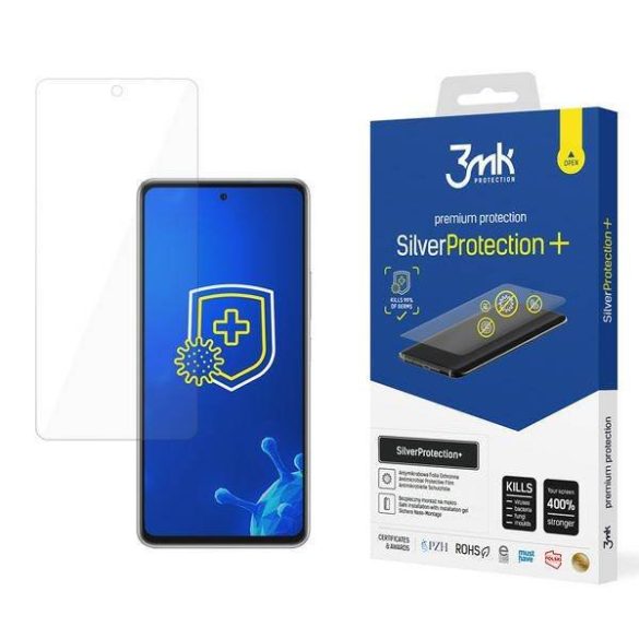 3MK Silver Protect+ Samsung A53 5G A536 nedves felvitelű antimikrobiális képernyővédő fólia