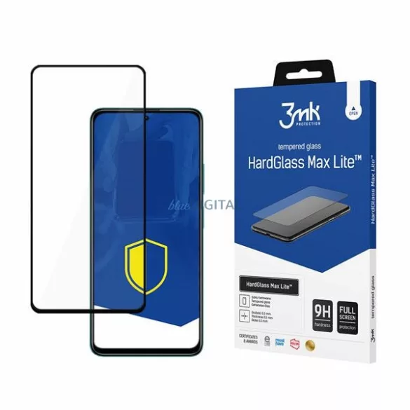 3MK HG Max Lite Xiaomi Redmi Note 11T5G fekete, teljes képernyős üveg