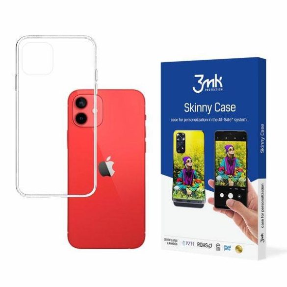 3MK All-Safe Skinny Case iPhone 12 Mini átlátszó tok
