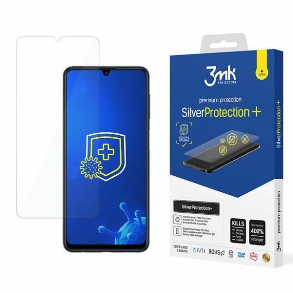 3MK Silver Protect+ Samsung Galaxy M23 5G M236 nedves felvitelű antimikrobiális képernyővédő fólia