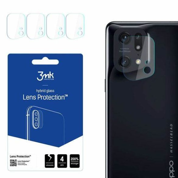 3MK Lens Protect Oppo Find X5 Pro, 4db kamera védőfólia