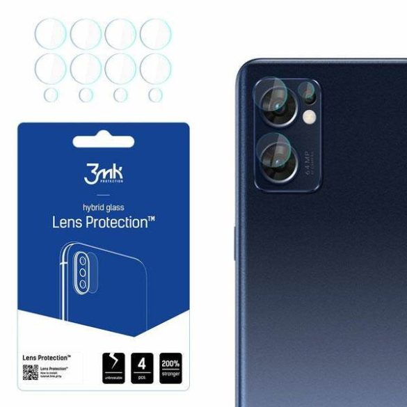 3MK Lens Protect Oppo Find X5 Lite, 4db kamera védőfólia