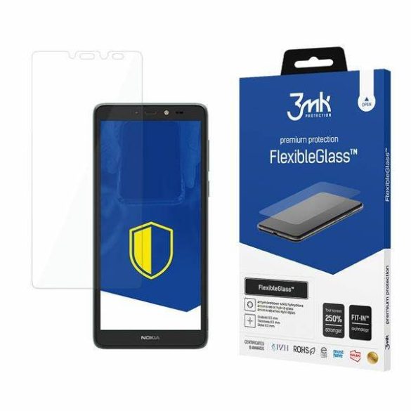 3MK FlexibleGlass Nokia C2 2nd Edition hibrid üveg képernyővédő fólia
