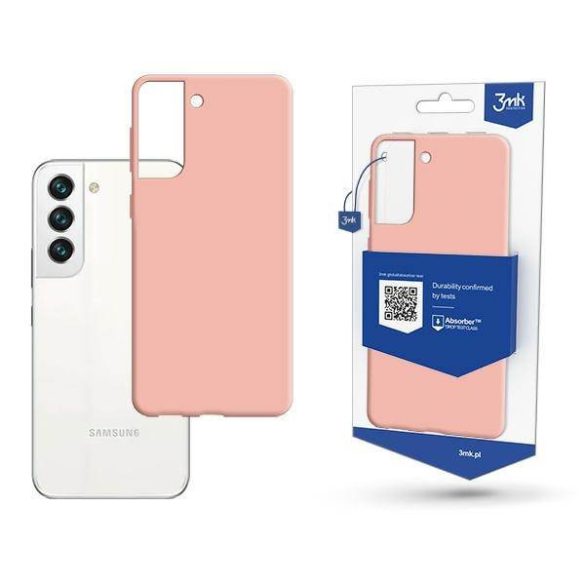 3MK Matt Case Samsung Galaxy S22 rózsaszín tok 