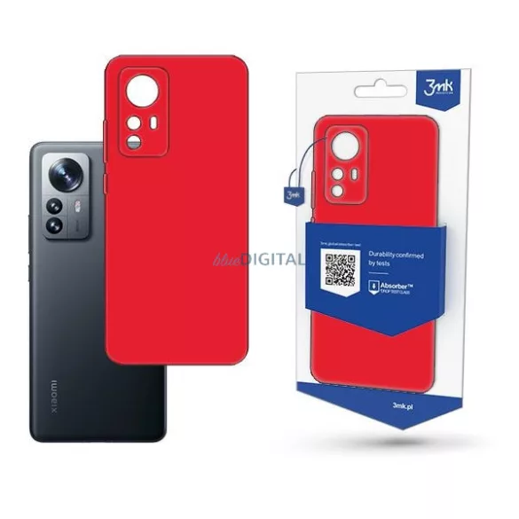 3MK Matt Case Xiaomi 12 Pro piros tok