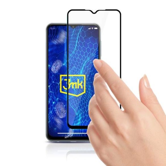 3MK HG Max Lite Samsung Galaxy M23 5G M236 fekete képernyővédő fólia