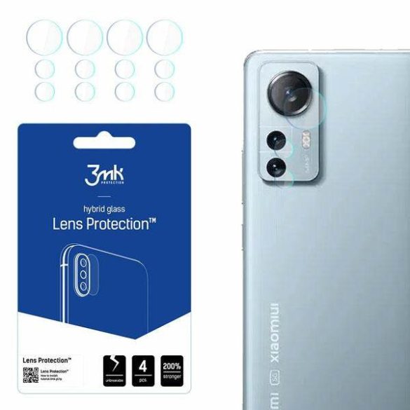 3MK Lens Protect Xiaomi 12 Lite, 4db kamera védőfólia
