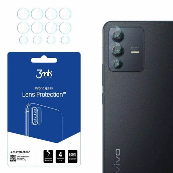 3MK Lens Protect Vivo V23 5G, 4db kamera védőfólia