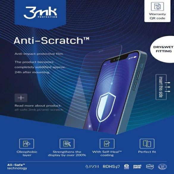 3MK All-In-One Anti-Scratch Phone képernyővédő fólia